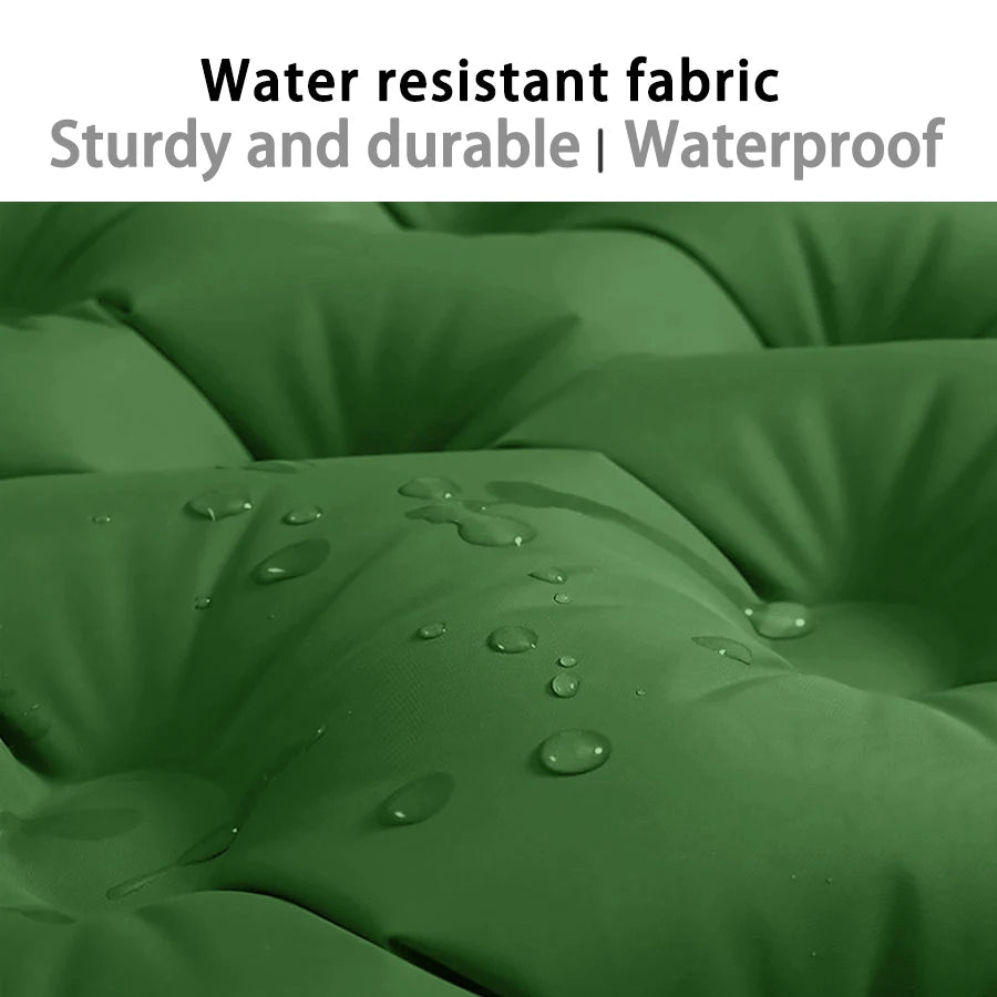 Outdoor Camping Sleeping Pad Folding Sleep Mat Beach Inflat Mattress with Pillows Ultralight Air Mat Travel Hiking New