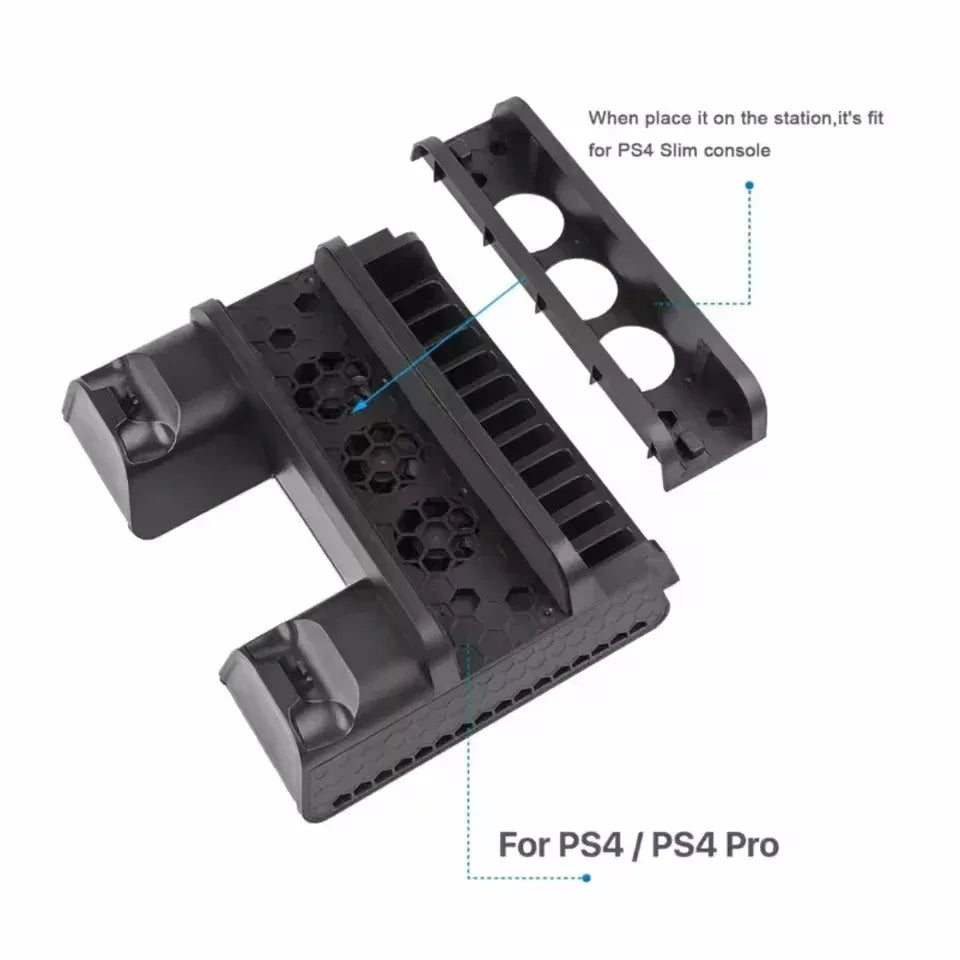 Stand Fan For Support Sony Play Station PS4 Pro Slim Console Playstation PS 4 Game Controller Cooler Accessories Cooling Control