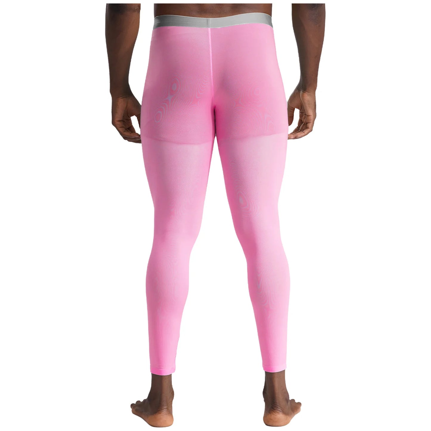 Men's Clothings Gym Pants Bulge Pouch Seamless Stretchy Tights Sweatpants Silky Yoga Pants Fitness Leggings Sports Cycling Pants