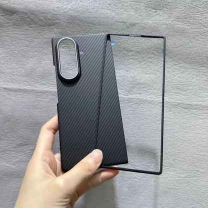 For Magsafe Magnetic Case For Samsung Galaxy Z Fold 6 Fold 7 5G Aramid Carbon Fiber Ultra-Thin Cover for Galaxy Z Fold 5 4 Case