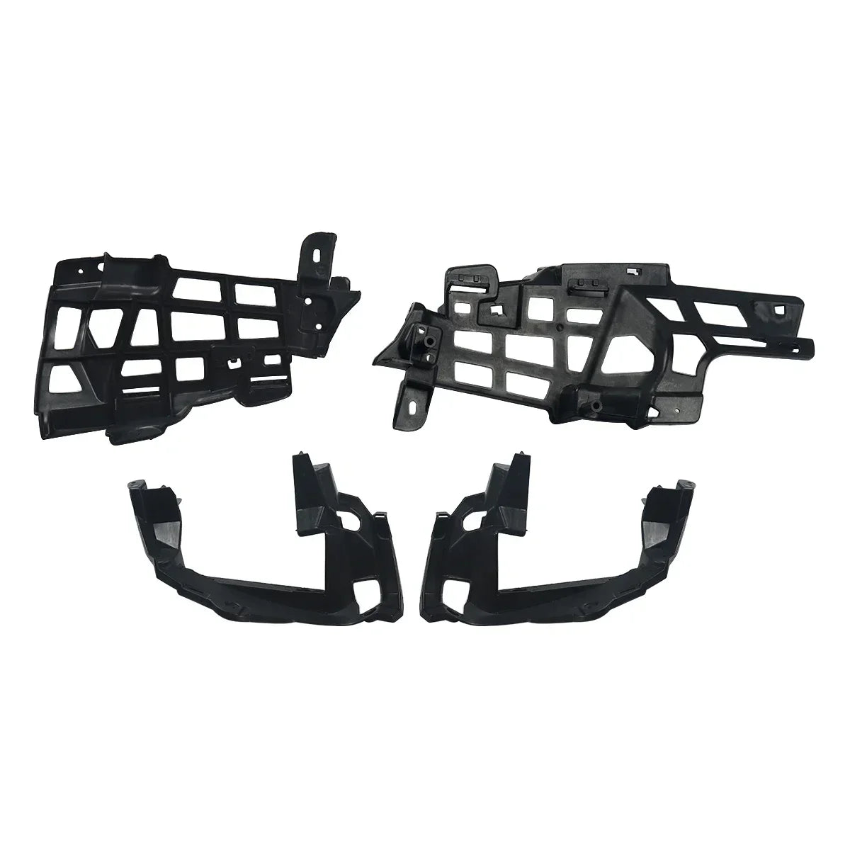 MagicKit For Mercedes Benz  AMG W117 C117 X117 Rear Diffuser With Exhaust Tailpipes CLA260 CLA45 Rear Bumper Lip Gloss Black