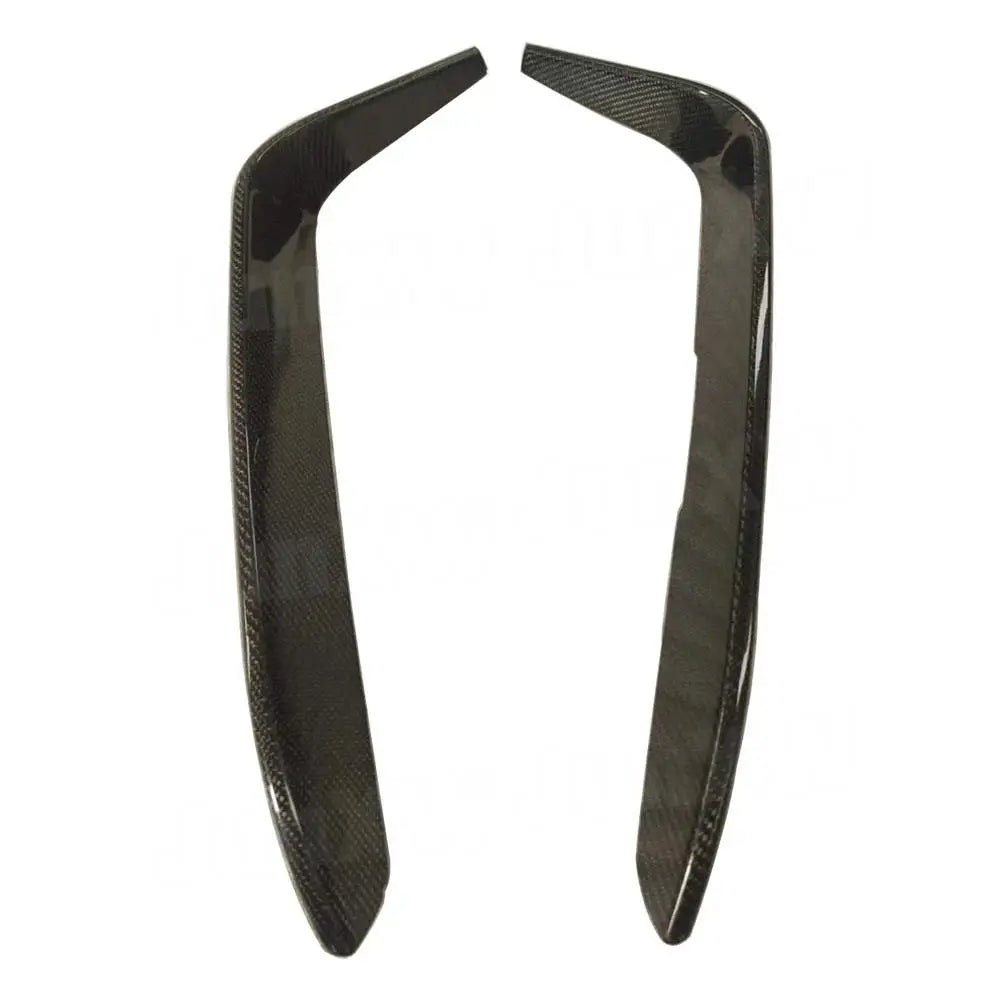 Carbon Fiber FRP Fog Lamp Bumper Fins Trims Decoration for Alfa Romeo Giulia 2016 2017 2018 2019 Sport Standard Car Accessories