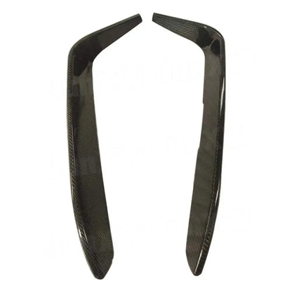Carbon Fiber FRP Fog Lamp Bumper Fins Trims Decoration for Alfa Romeo Giulia 2016 2017 2018 2019 Sport Standard Car Accessories