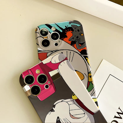 ANIME d-Dandadan t-turbo baba Granny Phone Case For IPhone 16 15 14 13 12 11 Plus Pro Max Mini Glossy HD Hard Cover Film Shell