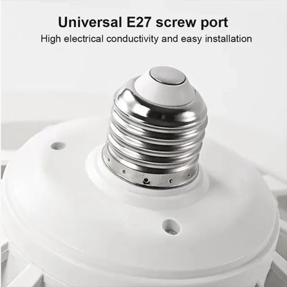 3In1 Ceiling Fan With Lighting Lamp E27 Converter Base With Remote Control For Bedroom Living Home Silent Ac85-265v