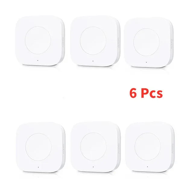 Aqara Sensor Smart Wireless Mini Switch Key Zigbee Connection Remote One Key Control Button Home Security Mihome Homekit
