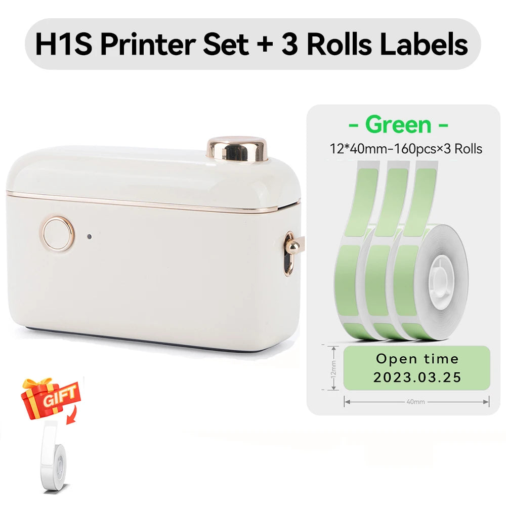 Niimbot D11 D110 D101 H1S Mini Thermal Printer Pocket Label Maker USB Bluetooth Label Stick Printer Inkless DIY Name Price Tag