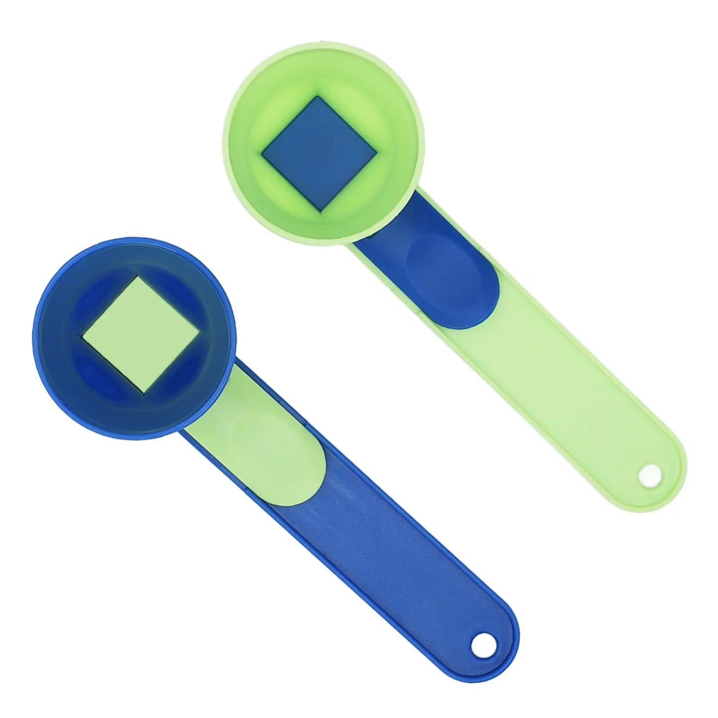 Protein Powder Funnel Scoop ABS Spill Proof Sliding Spoon Coffee Scoop Funnel for Sports Drink Protein Powder Funnel Scoop