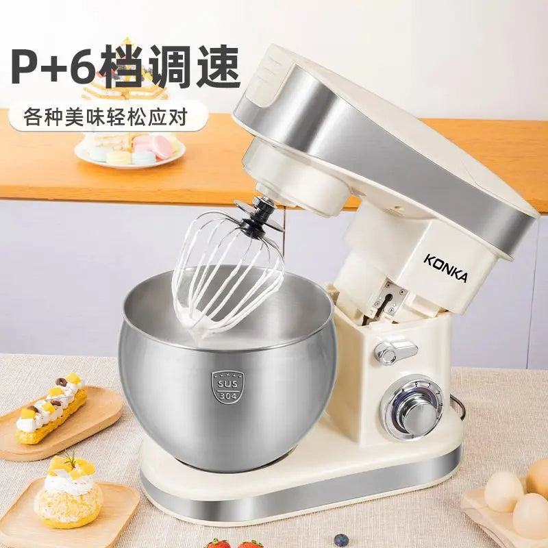 1500W stand Chef Machine mixer Multifunctional  Commercial Mixer Dough Mixer Household Small Automatic New electric blender 220V