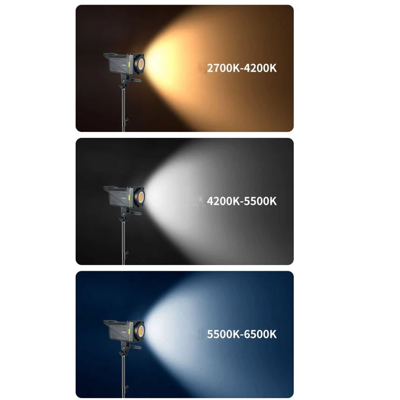 Sun Lamp Portable LED Photography Fill Light 200W Studio Video Light 95+ 2700K-6500K 220V Dimmable Bowens Mount Continuous Light