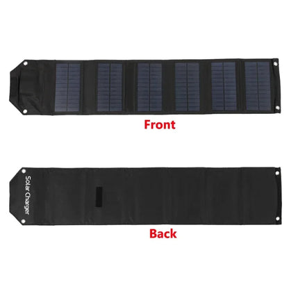 60W 80W 100W Foldable Solar Panel 5V USB Portable Folding Bag Battery Charger for Phone Outdoor Camping Waterproof Power Bank