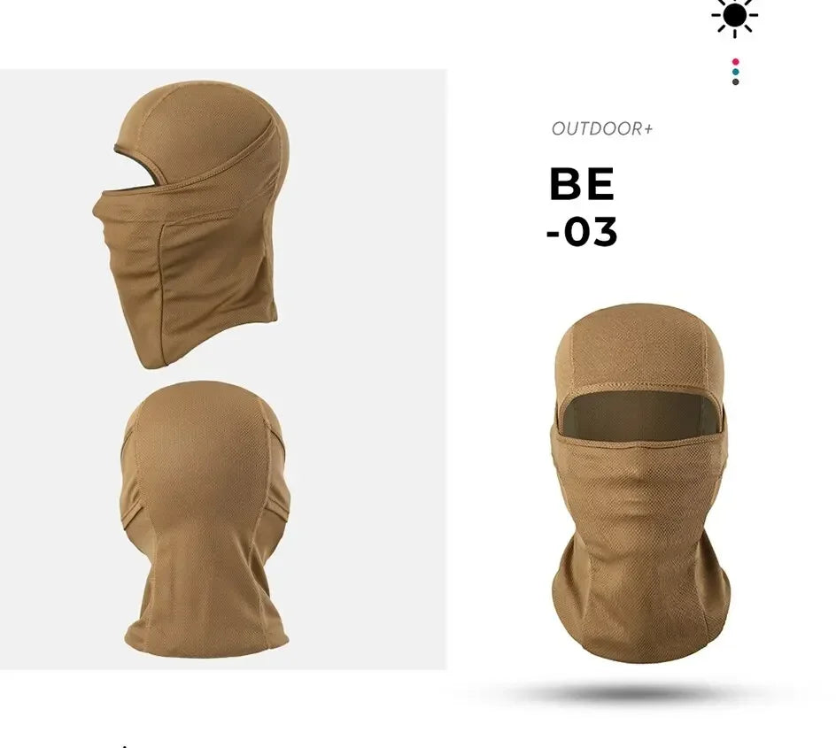 1PC Ski Mask Balaclava Cycling Windproof Full Face Mask Outdoor Hunting Hiking Army Head Warm Shield Skiing Scarf