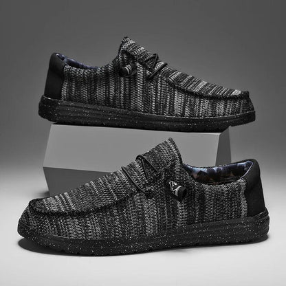 Men 2025 New Leisure Sneakers Spring Summer Breathable Lightweight Outdoor Canvas Shoes Large Size Men's Shoes Walking Loafers