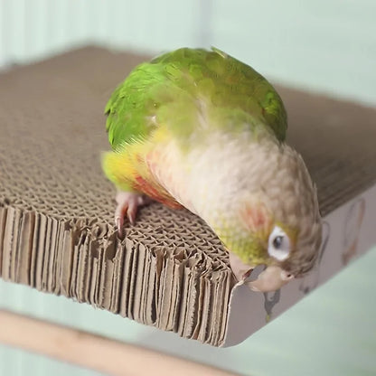 Parrot Chew Toys, Pet Bird Shredded Paper Playthings, Stress Relief Chew Boards, Parrot Toys, Bird Cage Accessories Supplies