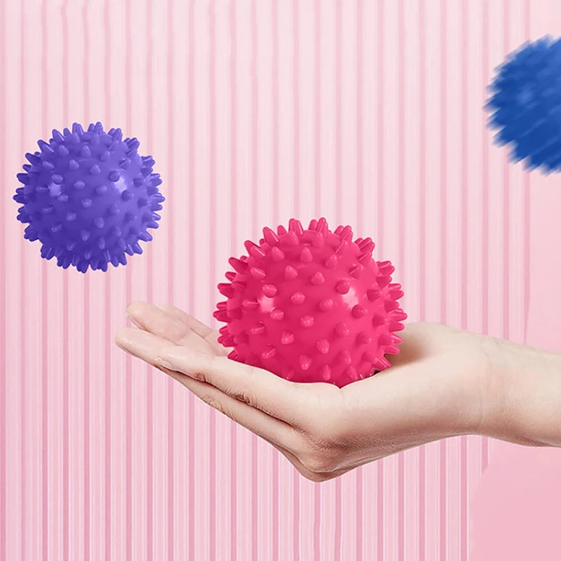 Massage Spiky Ball 7cm 9cm Training Muscle Pain Stress Massager Relaxation Acupoint Massage Myofascial Balls Yoga Ball Massage
