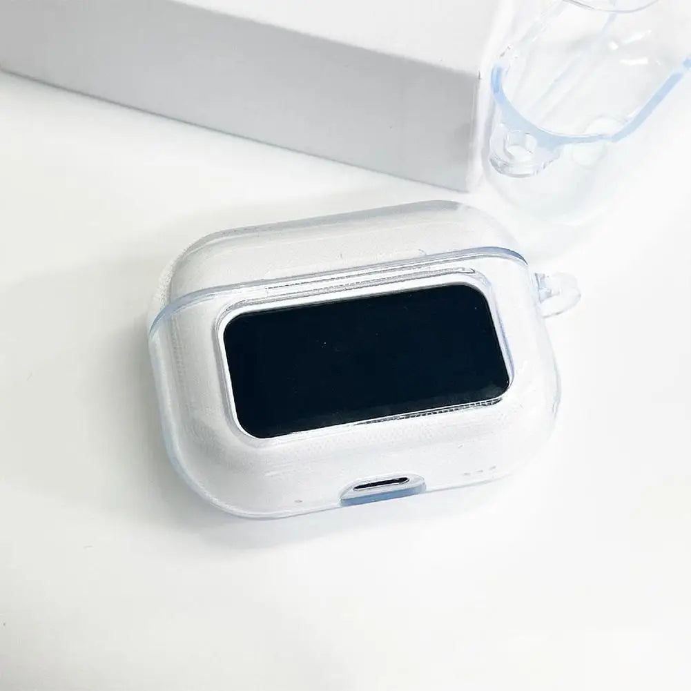 For A9 Pro Headset Case Earphone Case For Airpods Protective Cover Anti-Fall Shockproof Dustproof Transparent Silicone Case