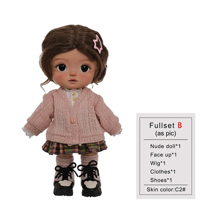 ShugaFairy Plums 1/6 Bjd Doll Head Thessa Body Autumn American School Style Joint Body Baby Toys Girls BJD Dolls