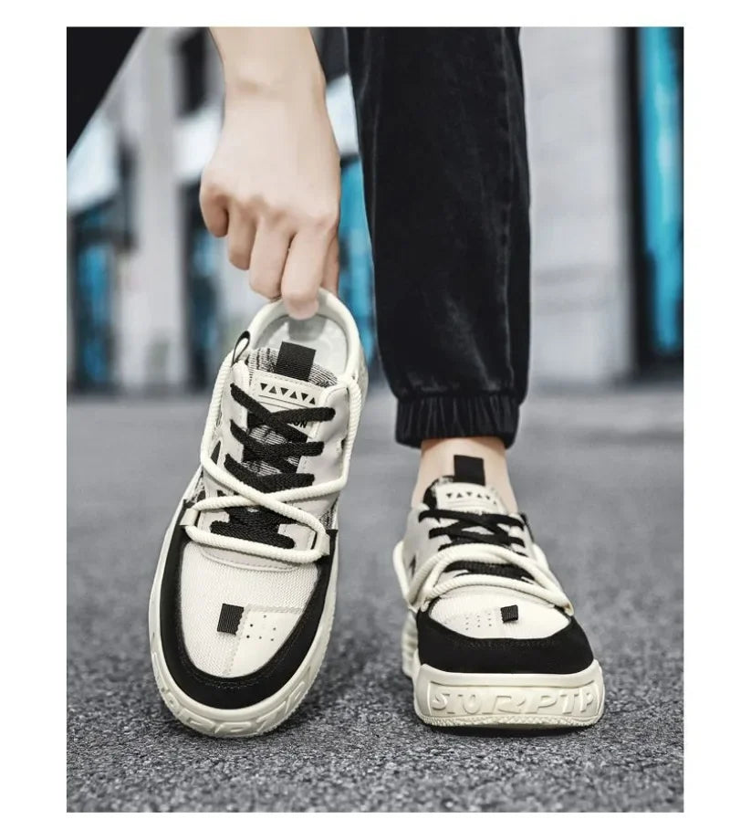 Slipper Mens Shoes Summer Thick Sole Breathable Comfortable Half Slippers Outdoor Youth Skateboard Shoes Casual Sneakers for Men
