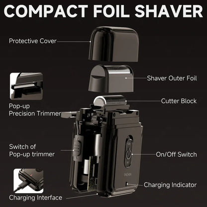 ENCHEN Shaver Electric Professional Shaver Portable Shaving Machine Beard Trimmer Face Shaver Reciprocating Shaver for Men MS003