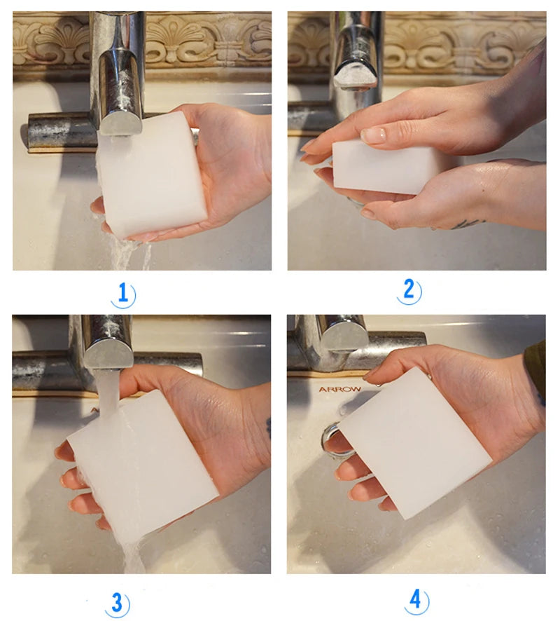 10/20/50/100Pcs Melamine Sponge Magic Sponge Eraser Eraser Cleaner Cleaning Sponges for Kitchen Bathroom Cleaning Tools 2030