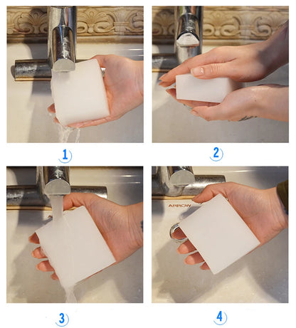 10/20/50/100Pcs Melamine Sponge Magic Sponge Eraser Eraser Cleaner Cleaning Sponges for Kitchen Bathroom Cleaning Tools 2030