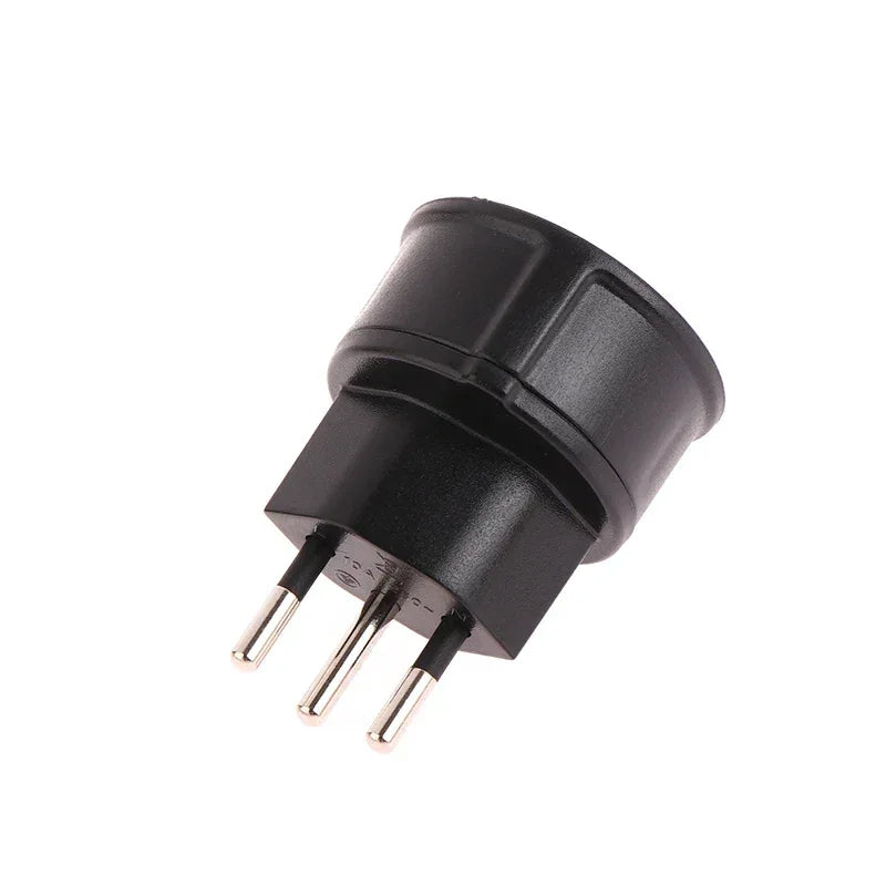 1 Pc European France To Swiss Plugs Travel Adapter 3 Pin Plug 10A 250V Power Plug EU To Switzerland Electrical Plug Socket