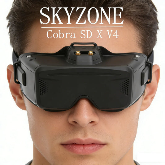 SKYZONE Cobra SD/X V4 FPV Goggles - Dual Screen Options 800x480 4.3in/1280x720 4.1in With 5.8G 48CH Diversity Receiver