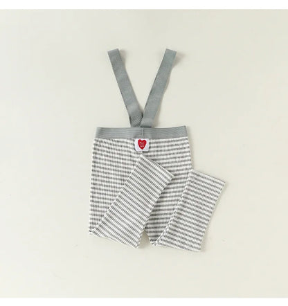 2026 Baby Boys Girls Pants Cotton High Waist Overalls PP Leggings