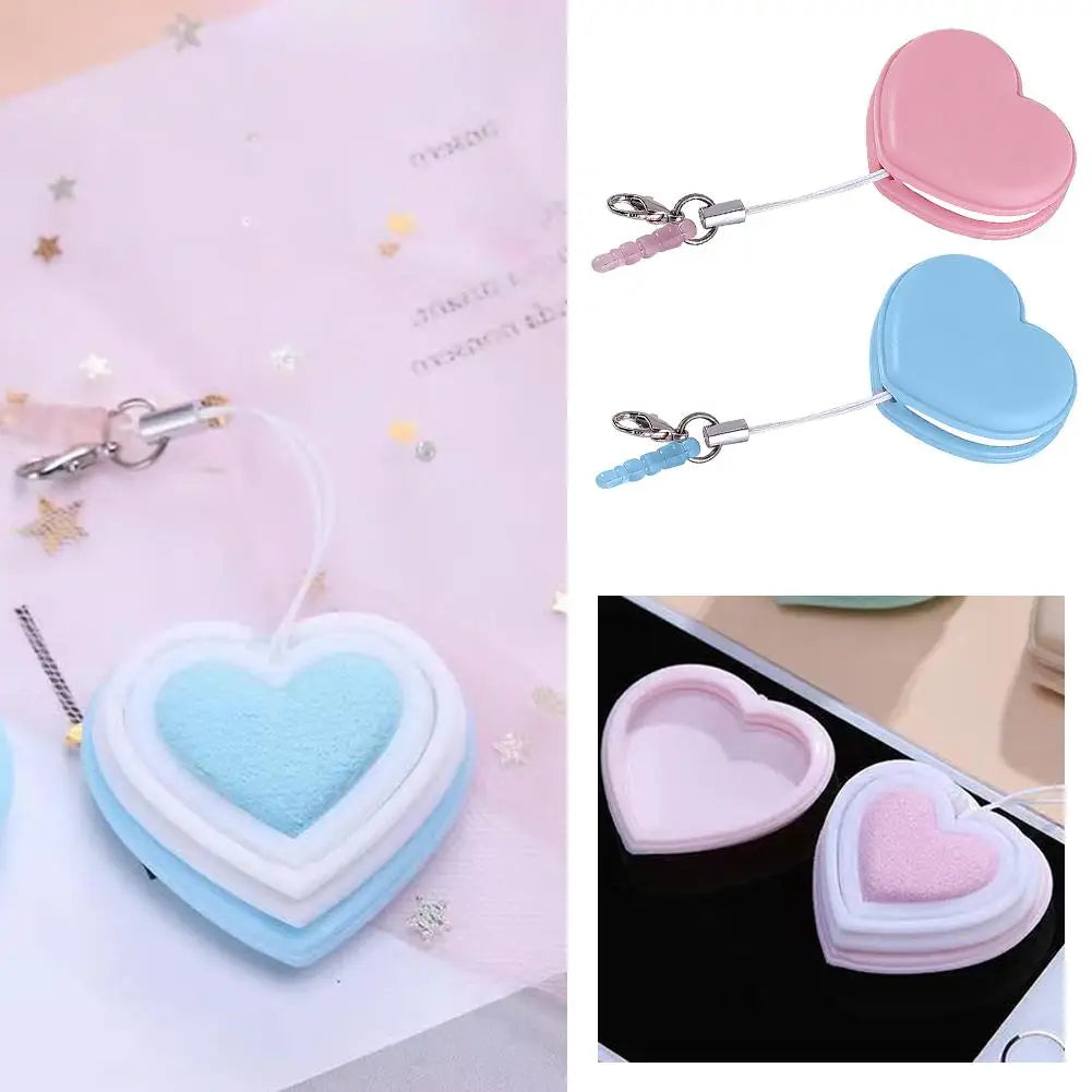Macaron Mobile Phone Screen Wipe Macaron Portable Keychain for Mobile Computer Electronic Glasses Cleaner Cloth