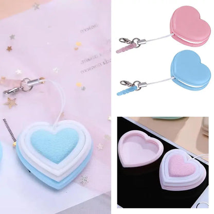 Macaron Mobile Phone Screen Wipe Macaron Portable Keychain for Mobile Computer Electronic Glasses Cleaner Cloth