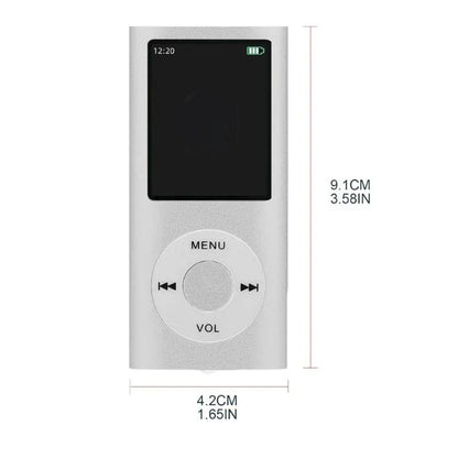 MP3 Music Player with 32GB Memory Card Classical Digital LCD Display 1.8'' Screen with FM Radio Voice Recorders