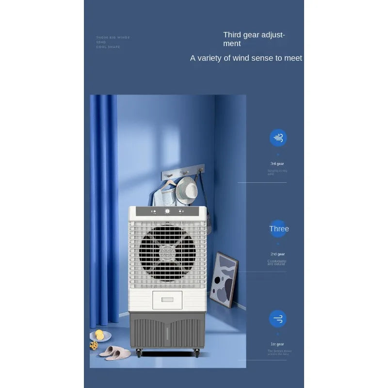 Portable 20L-30L Air Conditioner Cooling Machine with 220V Motor Providing Comfort and Convenience