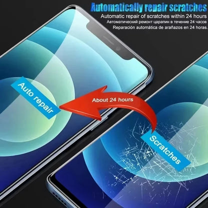 4Pcs Soft Hydrogel Film for iPhone 16e 17 Pro Max 16 15 13 14 12 11 Air Screen Protectors for iPhone 7 8 Plus 13 12 Mini XS XR X by PDG ibma