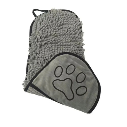1Pcs Super Absorbent Pet Bath Towel Quick-drying Cat Towels Convenient Soft Bath Robe Dry Pet Cleaning Washcloth Dog Accessories