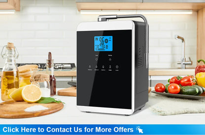 11 Plates Platinum Coating Alkaline Water Ionizer Machine Household PH 4.5~10.5 Alkaline Acid Water Ionizer for Home