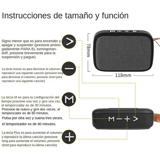 Wireless Bluetooth Speaker Portable ABS Environmentally Friendly Plastic Computer Bluetooth Mini Stereo Loudspeaker For Outdoor
