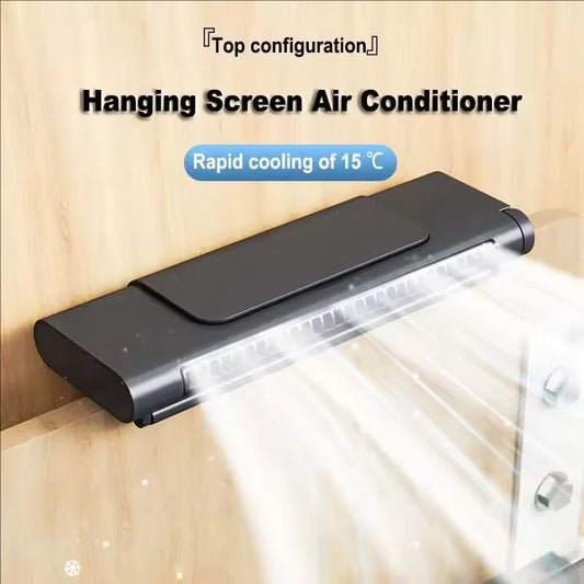 2026 Upgraded Portable Air Conditioner USB Charger Adjustable Office Computer Screen Mounted Electric Fan Desktop Tower F by PDG ibma