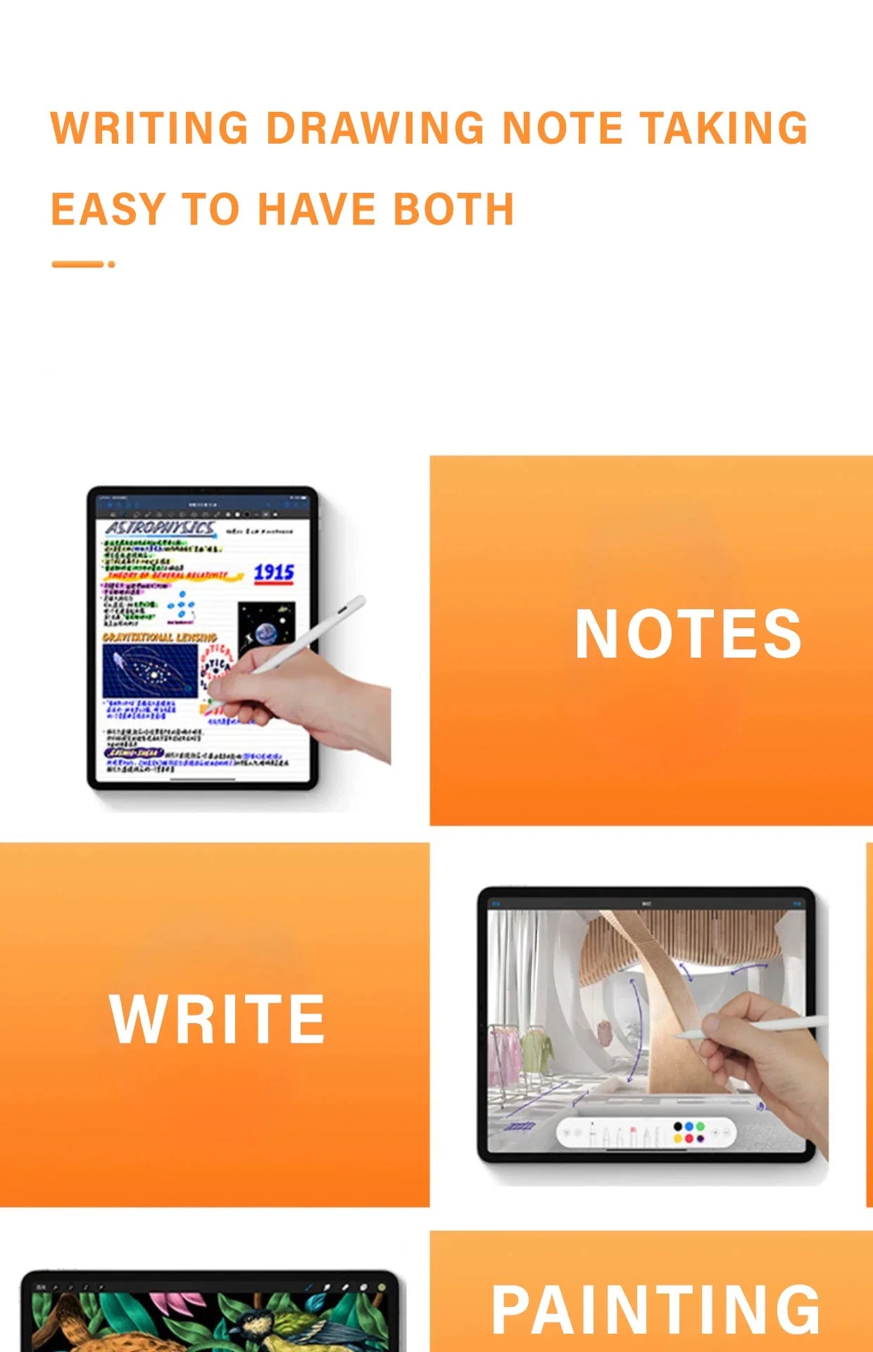 Universal Stylus Pen For Android IOS Windows Capacitive Screen Touch Pen For iPad Apple Pencil For  Huawei Samsung Xiaomi Redmi