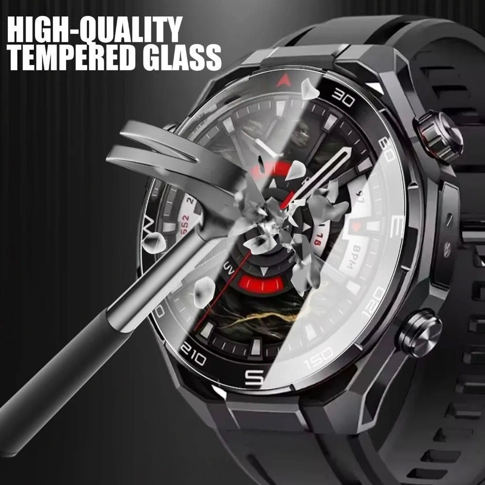 1-3Pcs Easy Installation Tempered Glass for Huawei Watch Ultimate 2 HD Anti-scratch Protective Watch Film for Huawei Ultimate2