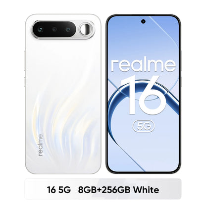 realme 16 5G Smartphone NFC 6.57" 120Hz AMOLED Display Dual 50MP AI Camera 7000mAh Battery 60W Charge IP69 Pro