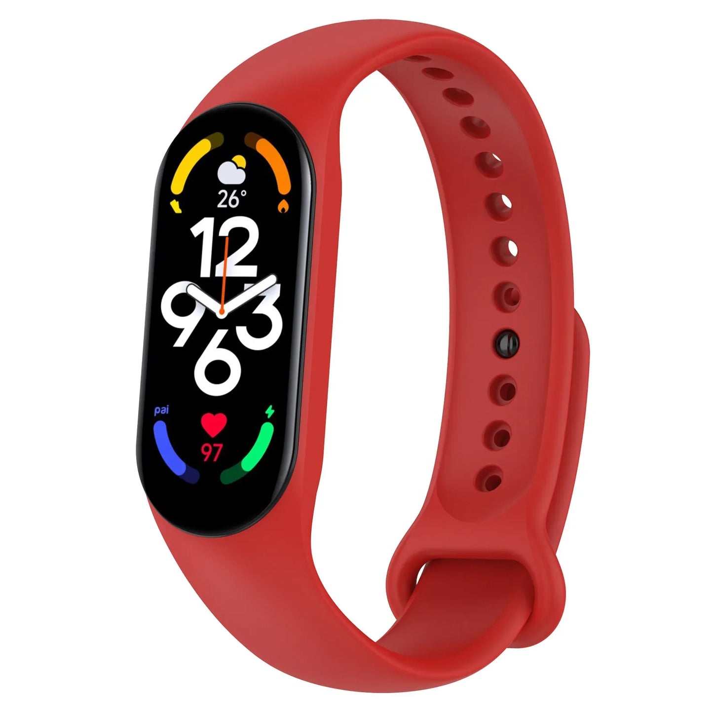 NEW 2022 Watch Strap for Xiaomi Mi Band 7 Wristband Silicone Bracelet Wrist Straps MiBand band7 Smartwatch Accessories