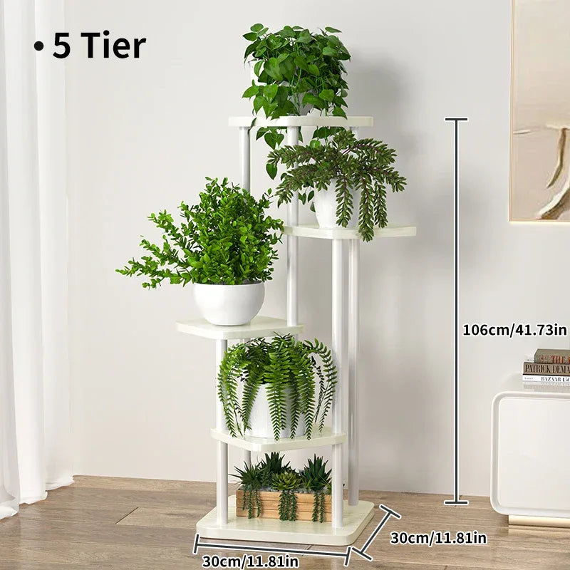 Plant Stand Stand For Flowers Iron 6/7/8Layers Plant Shelf Plant Organizer Storage Plant Holder Display Stand Garden Decoration