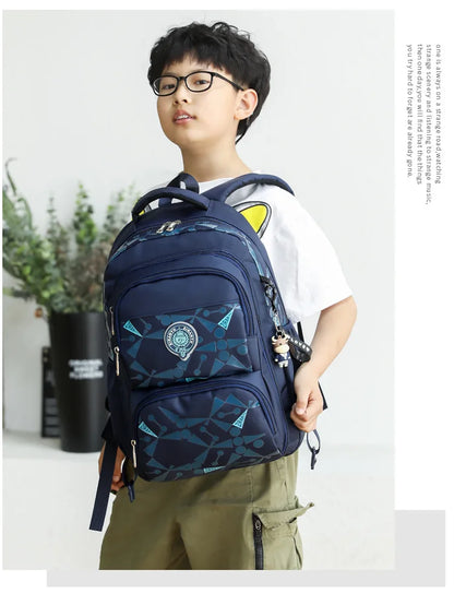 High-capacity on 2/6 Wheels Waterproof Luggage Rolling Bag Student Shoulder Backpack  Detachable Children Rolling School Bags