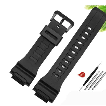 Silicone Watchband for Casio AQ-S810w 800 W-735H TRT-110H AEQ-110w AE-1000W W-735H SGW-300H MRW-200H F-180WH