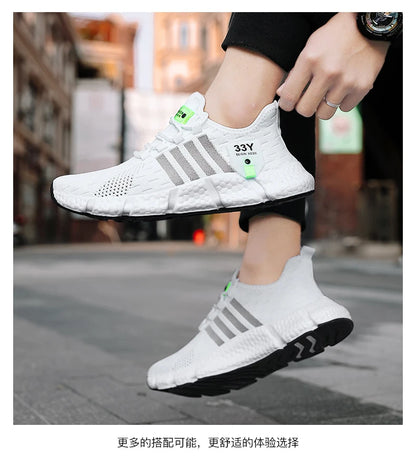 Men Shoes Autumn Soft Casual Shoes Lightweight Mesh Sports Running Shoes Men Sneakers Tenis Masculino Zapatillas Hombre