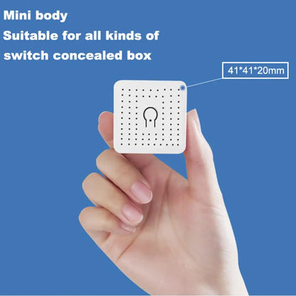 Aubess eWeLink Wifi 16A MINI Smart Switch Support 2-way Control Timer Switch Smart Home Automation Work With Alexa Google Home