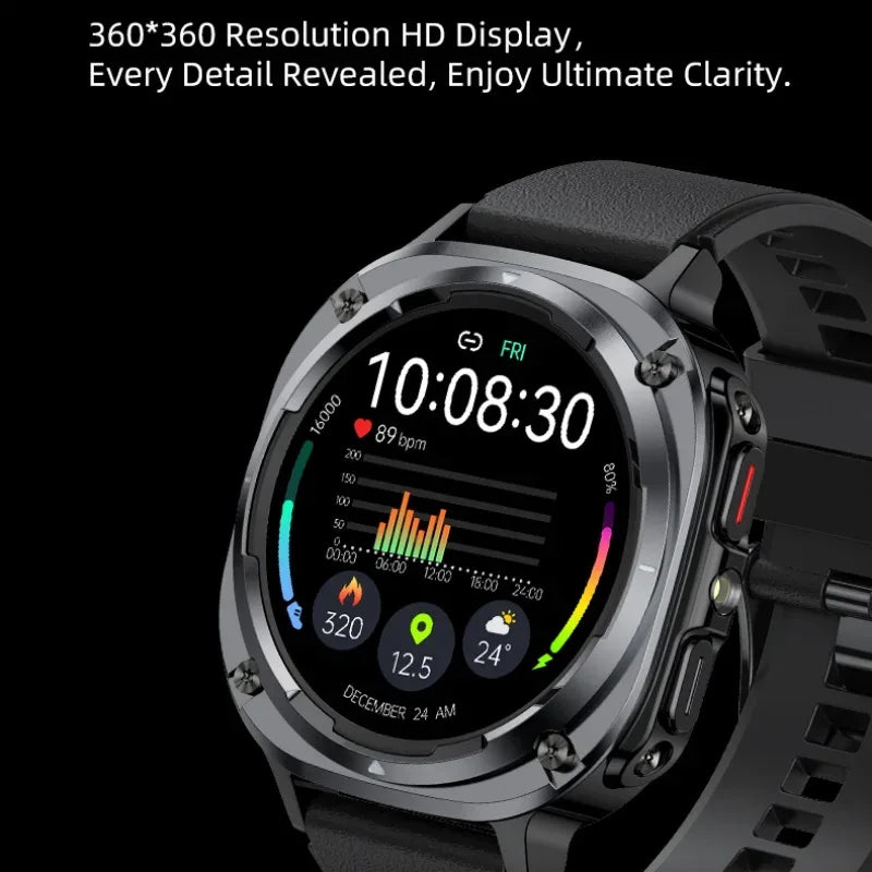 BWSMRIG New Men Smart Watch IP68 Waterproof Bluetooth call  Heart Rate Sleep Monitoring Sport Fitness Smartwatch for Android IOS
