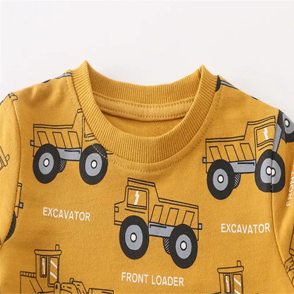 Jumping Meters New Arrival Autumn Winter Sweatshirts For Girls Animals Applique Embroidered Fashion Cotton Children's Hoodies