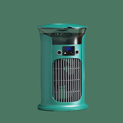 Portable Rechargeable Quiet Cool Air Fan with Humidifier, Desktop Air Conditioner, Water/Ice Cooling Cooling Fan For Office/Home
