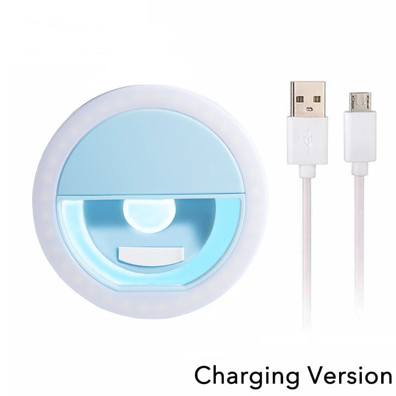 LED selfie fill light, mobile phone lens fill light, suitable for iPhone, Samsung, Xiaomi, Huawei mobile phone selfie fill light